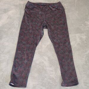 Pro Player Leggings Razzle and Dazzle Geometric Design Wicking Phone Pocket